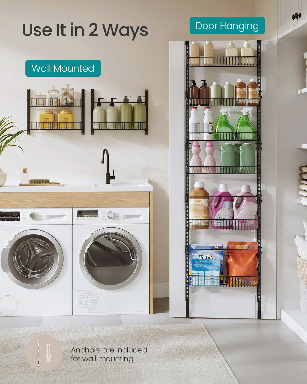 6-Tier Pantry Organizers and Storage