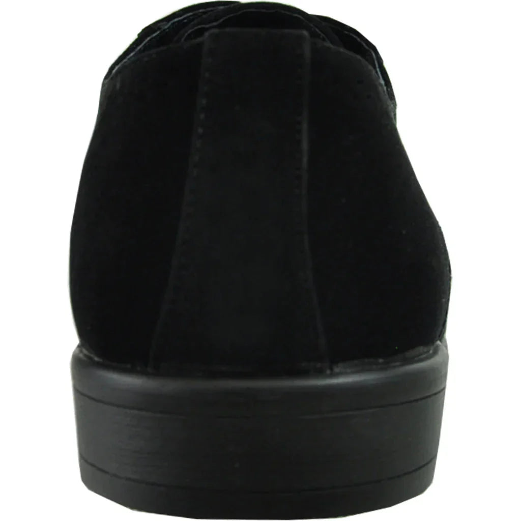 BRAVO Men Dress Shoe KING-3 Wingtip Oxford Shoe Black