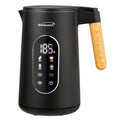 Brentwood 1.7L 1100W Cordless Cool Touch Digital Electric Kettle in Black with Temperature Control