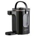 Brentwood 3 Liter 1100w Digital Glass Instant Hot Water Dispenser in Black with Tea Infuser