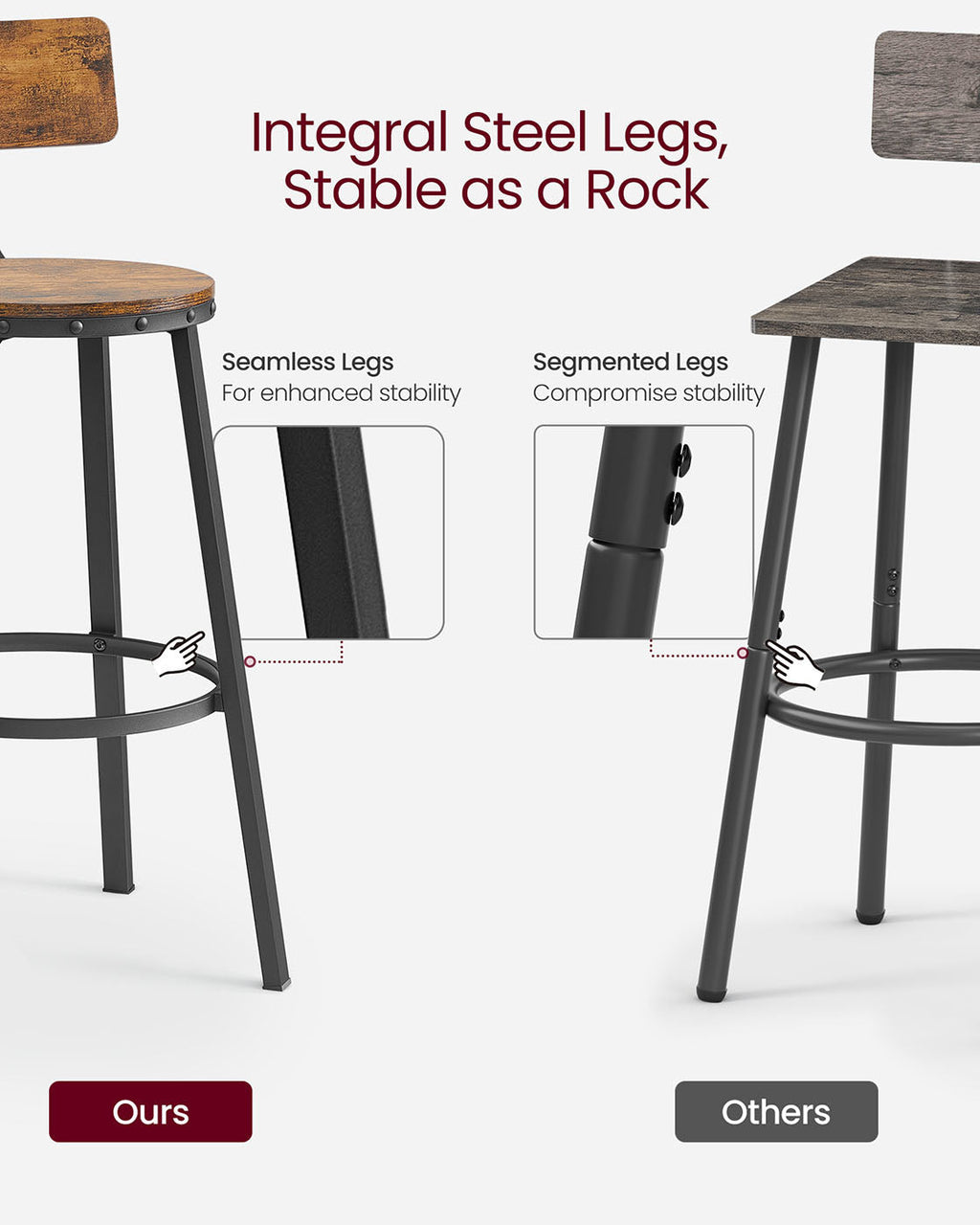Bar Stools Set of 4