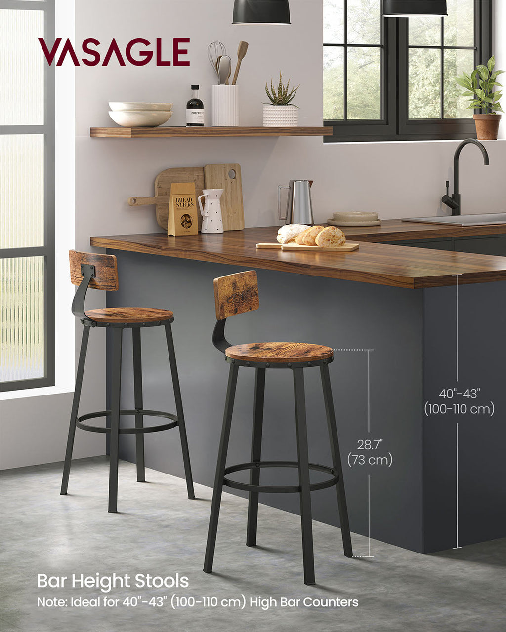 Bar Stools Set of 4