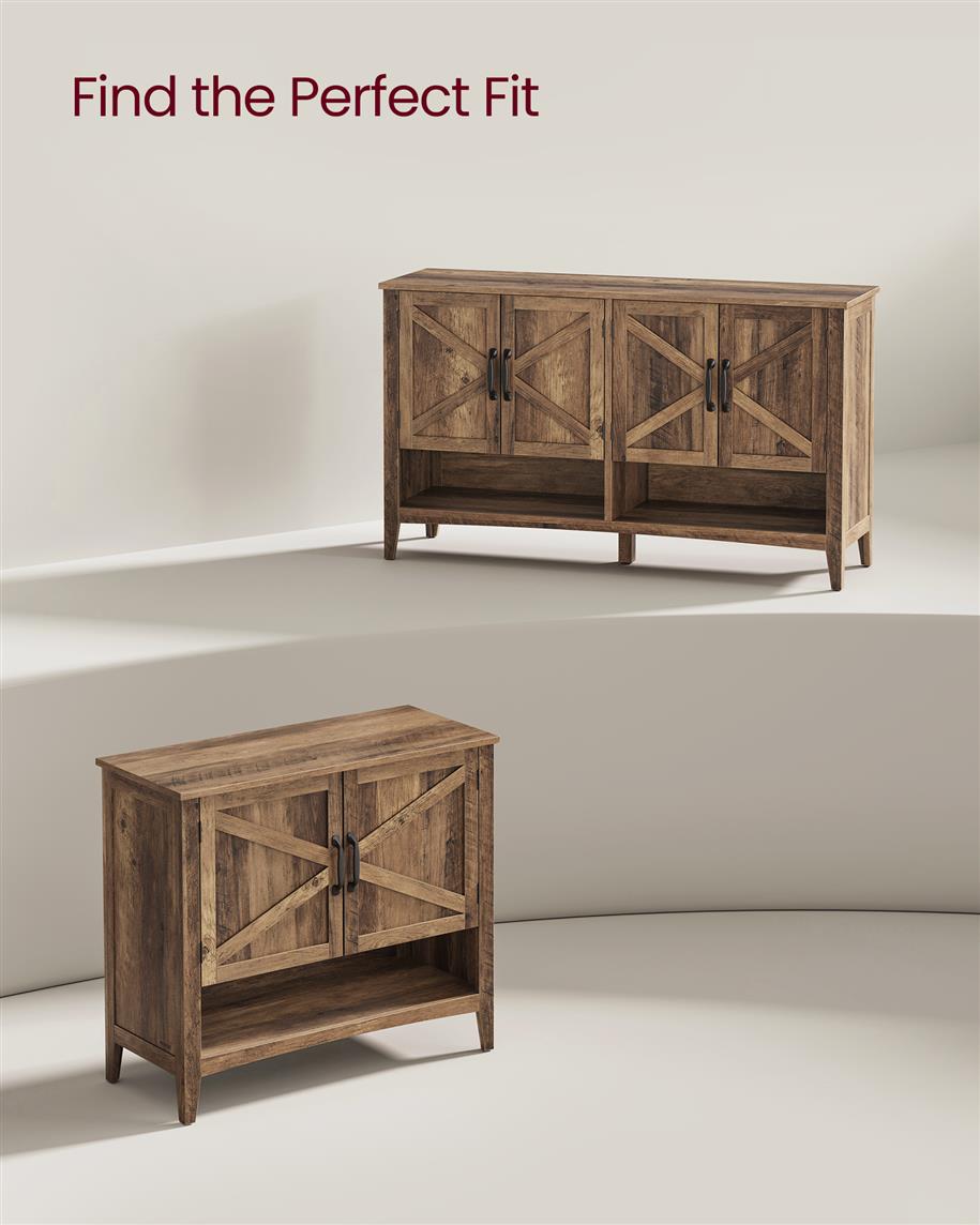 3-Tier Shoe Cabinet with Height-Adjustable Shelf