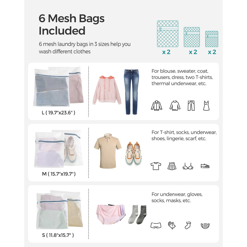 130L Clothes Hamper with 2 Removable Liner Bags