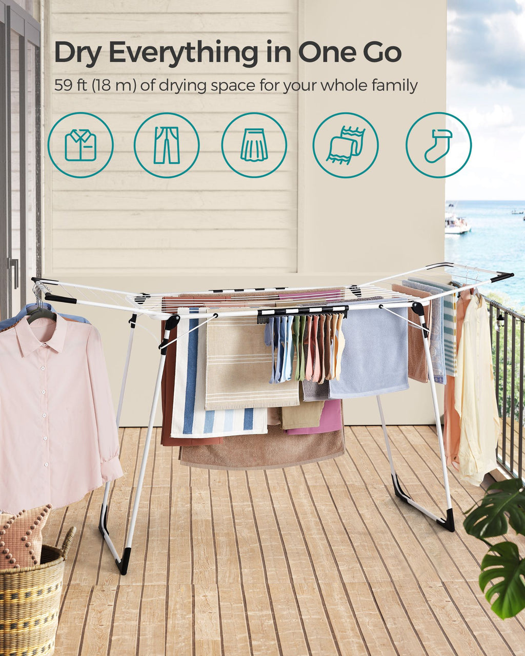 Clothes Drying Rack Foldable
