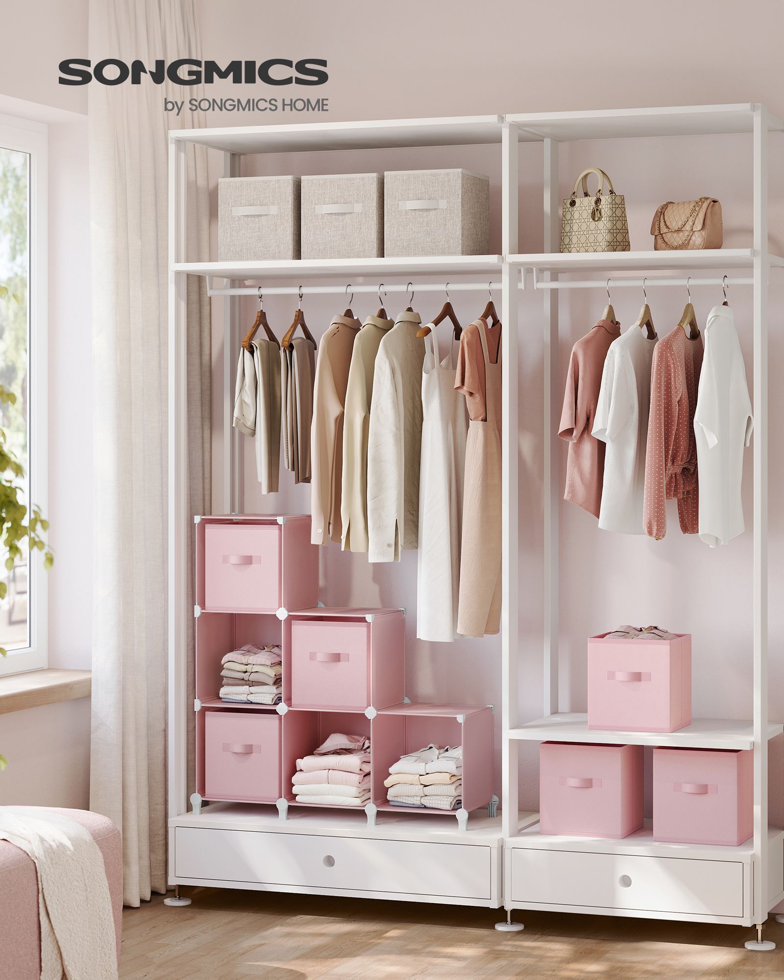 Cube Storage Organizer with 9 Storage Boxes