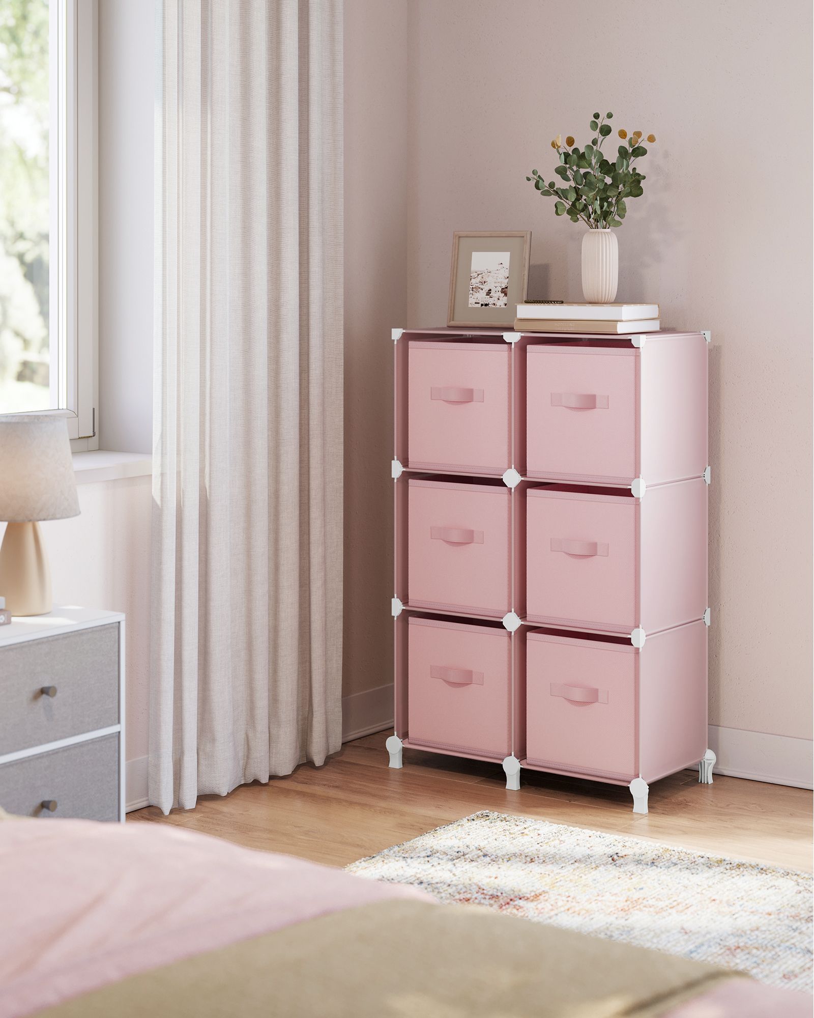 Cube Storage Organizer with 9 Storage Boxes