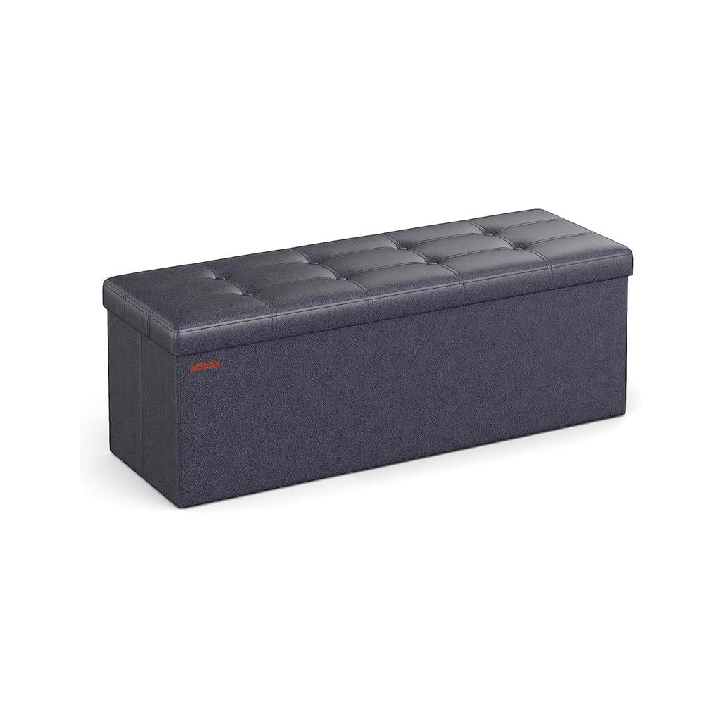43 Inches Folding Storage Ottoman Bench