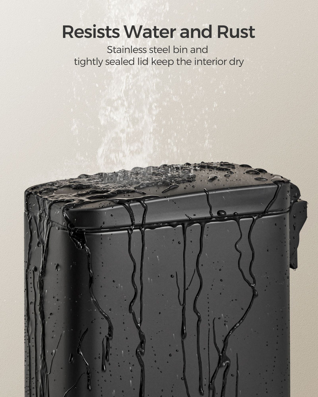 1.3 Gallon Small Trash Bin with Lid