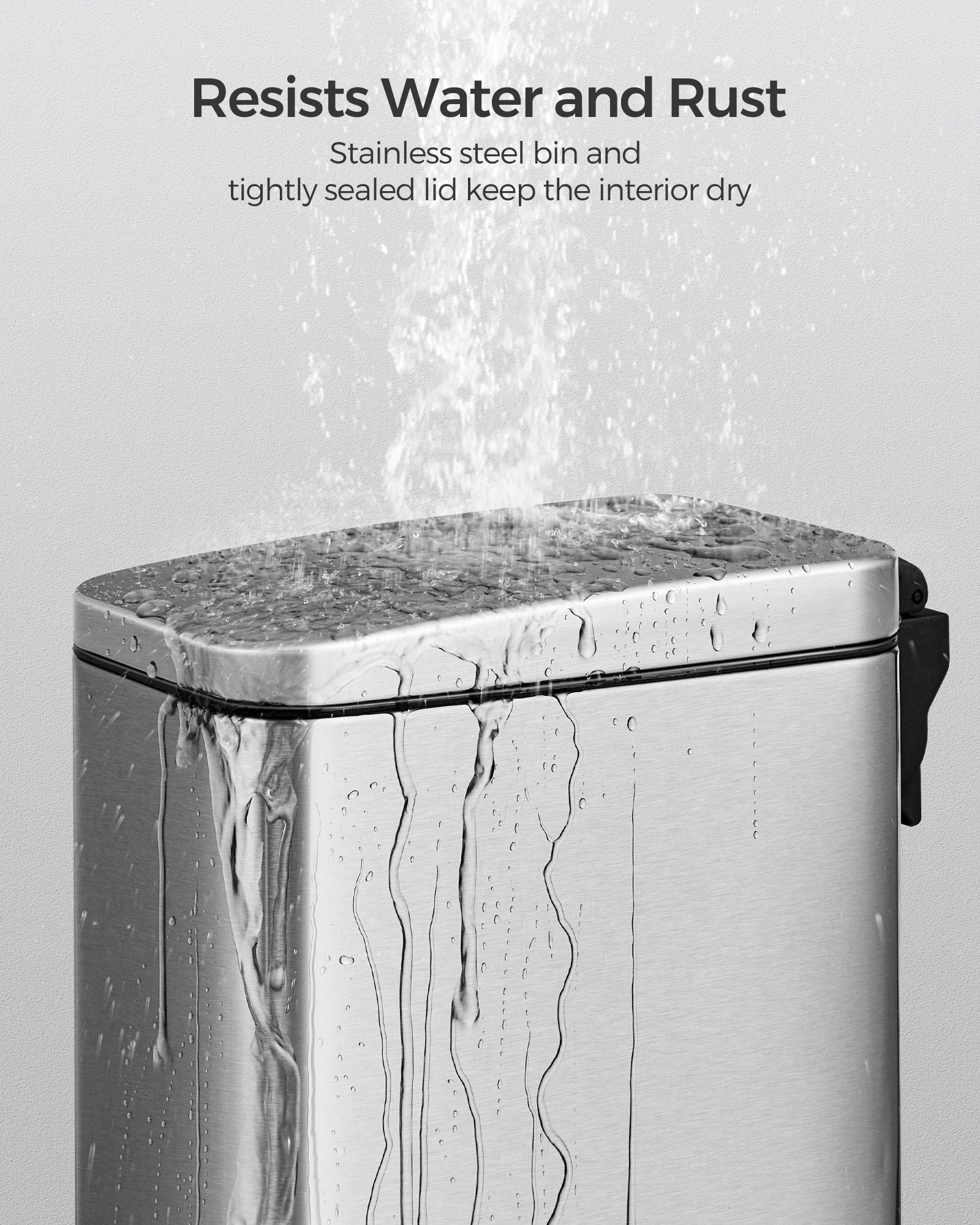 1.3 Gallon Small Trash Bin with Lid