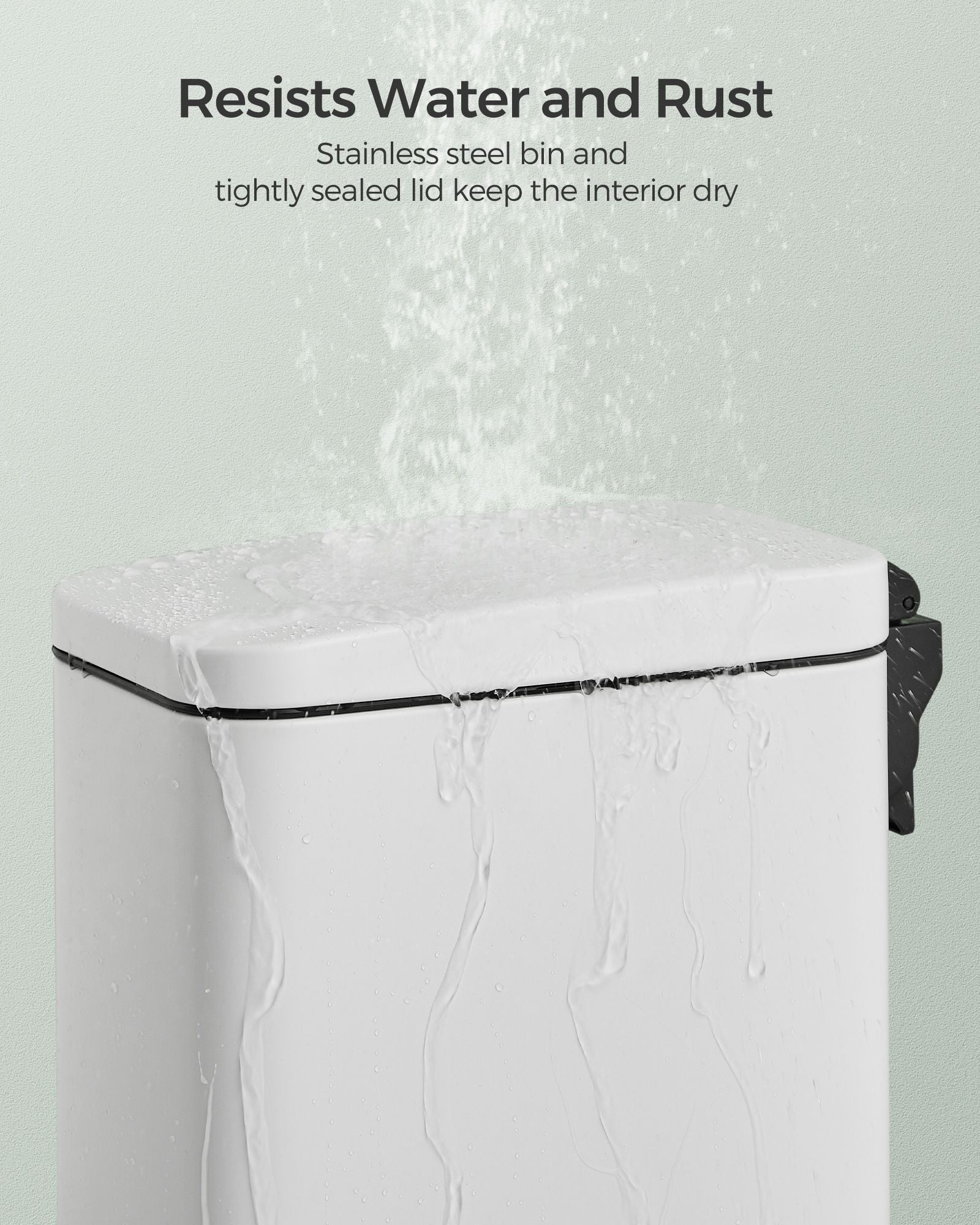 1.3 Gallon Small Trash Bin with Lid