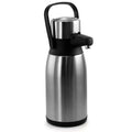MegaChef 3.17 Quart Stainless Steel Airpot Hot Water Dispenser for Coffee and Tea