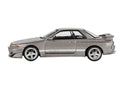 Nissan Skyline GT-R (R32) RHD (Right Hand Drive) "Veilside Combat C-I" Gray Metallic Limited Edition 1/64 Diecast Model Car by Mini GT