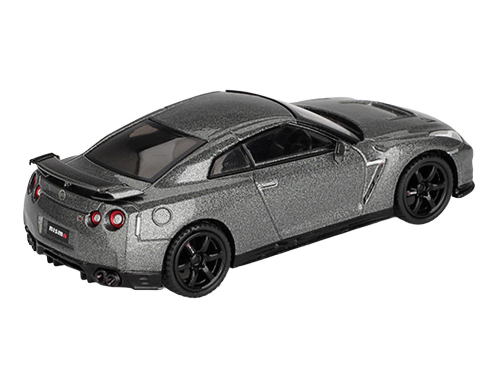 Nissan GT-R Nismo R35 CRS Version RHD (Right Hand Drive) Dark Metal Gray Metallic Limited Edition 1/64 Diecast Model Car by Mini GT