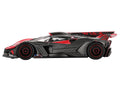 Bugatti Bolide Red and Carbon Fiber Limited Edition 1/64 Diecast Model Car by Mini GT