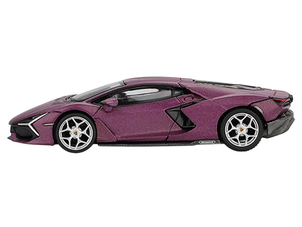 Lamborghini Revuelto Viola 30th Matt Purple Metallic Limited Edition 1/64 Diecast Model Car by Mini GT