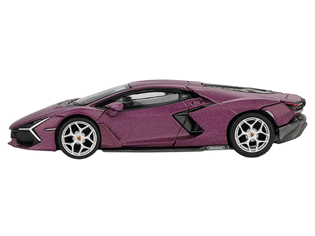 Lamborghini Revuelto Viola 30th Matt Purple Metallic Limited Edition 1/64 Diecast Model Car by Mini GT