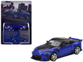 Nissan Z VeilSide FFZ400 Seiran Blue Metallic with Black Top Limited Edition 1/64 Diecast Model Car by Mini GT