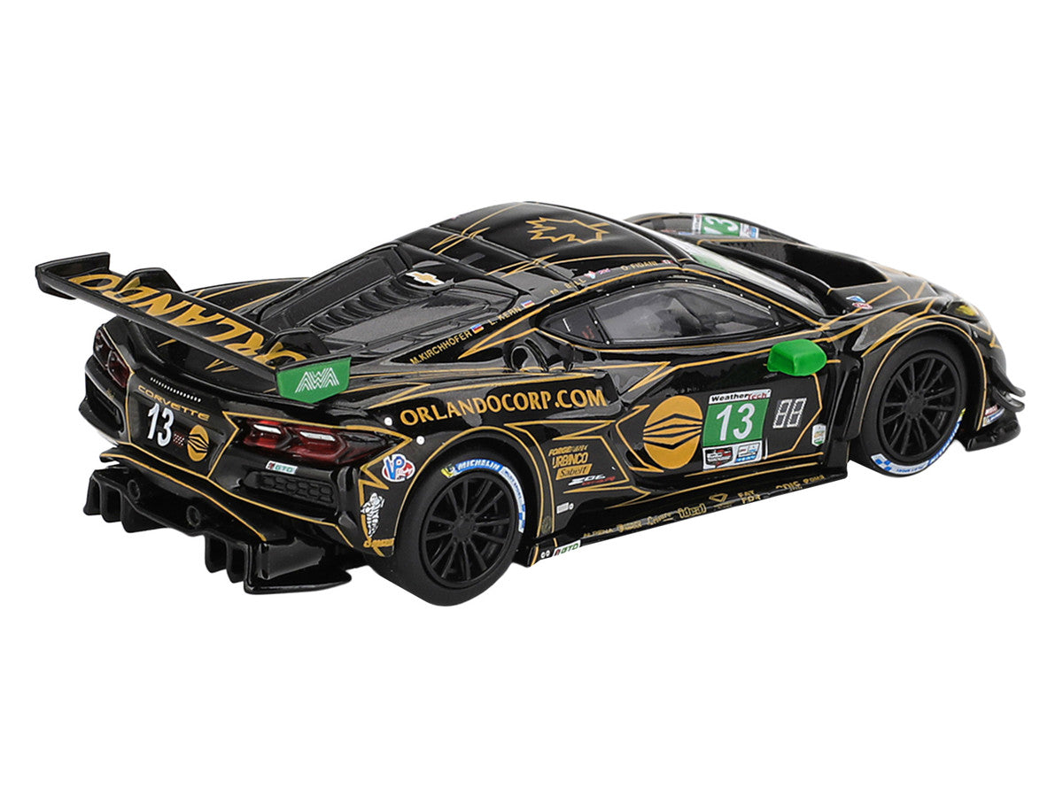 Chevrolet Corvette Z06 GT3.R #13 Matt Bell - Orey Fidani - Lars Kern - Marvin Kirchhofer "AWA" GTD Class Winner IMSA "24 Hours of Daytona" (2025) 1/64 Diecast Model Car by Mini GT