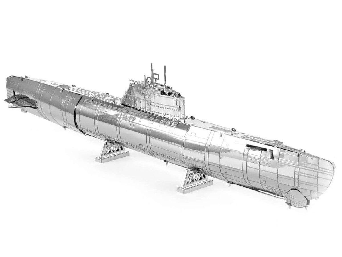 Model Kit German U-Boat Type XXI Submarine (Challenging Difficulty) Steel Model by Metal Earth