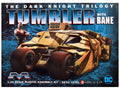 Skill 3 Model Kit Batmobile Tumbler with Bane Figure "Batman Dark Knight Trilogy" Movie Franchise 1/25 Scale Model by Moebius
