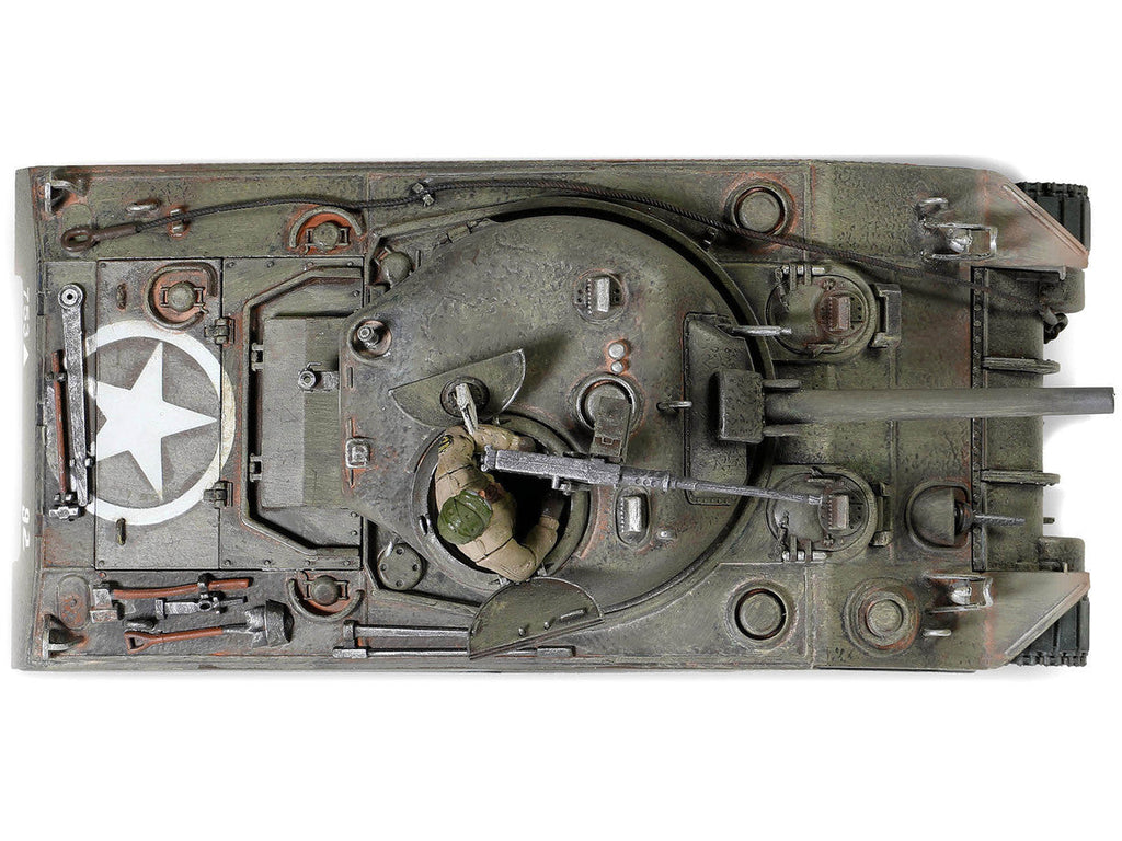 Sherman M4 (75) Medium Tank U.S. "753th Tank Battalion Gustav Line Italy" (1944) "Engine Plus" Series 1/32 Diecast Model by Metal Proud