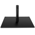 42 LBS Weighted 25 Inch Square Patio Umbrella Base - Color: Black