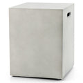 Propane Tank Cover Hideaway Table for Standard 20 Pounds Propane Tank-Gray