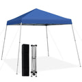 10 x 10 Feet Outdoor Instant Pop-up Canopy with Carrying Bag-Pink