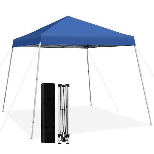 10 x 10 Feet Outdoor Instant Pop-up Canopy with Carrying Bag-Pink