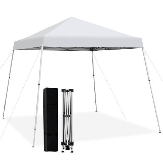 10 x 10 Feet Outdoor Instant Pop-up Canopy with Carrying Bag-Pink