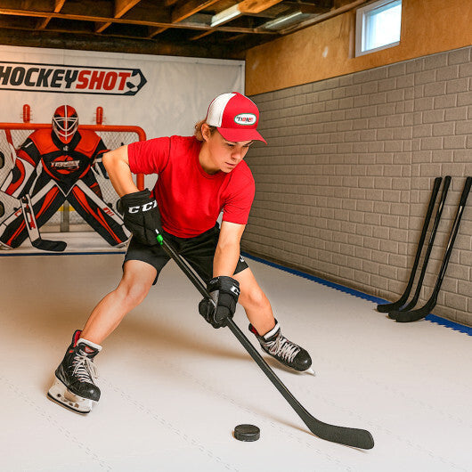 Hockey Flooring Tiles for Training Dryland Synthetic Ice Tiles Hockey Shooting Equipment