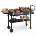 Outdoor Grill Cart  Foldable Grilling Table for Blackstone Griddle with 31" x 17" Tabletop