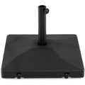 Fillable Umbrella Base 90 LBS Heavy Duty with 2 Wheels-Black