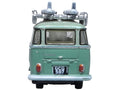 Volkswagen T1 Samba Bus RHD (Right Hand Drive) Green Two-Tone with Surfboards on Roof Rack 1/148 (N) Scale Diecast Model Car by Oxford Diecast