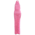Women Clothing Solid Color Halter Sexy Backless Pleated Mesh Elegant Dress for Women