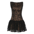 Autumn Winter Women Clothing Socialite Slimming Backless Sleeveless Dress