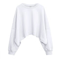 Short Sweatshirt Women Clothing Loose Fitting Cropped Slimming Fashionable Printed Street Sportswear Yoga Jacket Coat