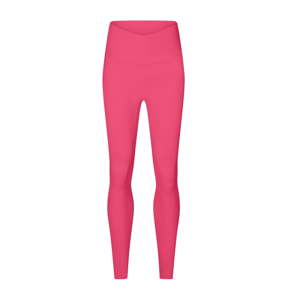 Wear Free Underwear Zero Sense One Piece Yoga Pants Shaping Nude Feel Back Pocket Peach Hip Raise Skinny Exercise Workout Pants