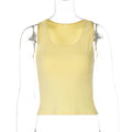 Best Seller Women Clothing Summer Sexy Solid Color Slim Fit All Match Vest Women