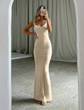 Backless Slim Fit Hip Spaghetti Straps Dress
