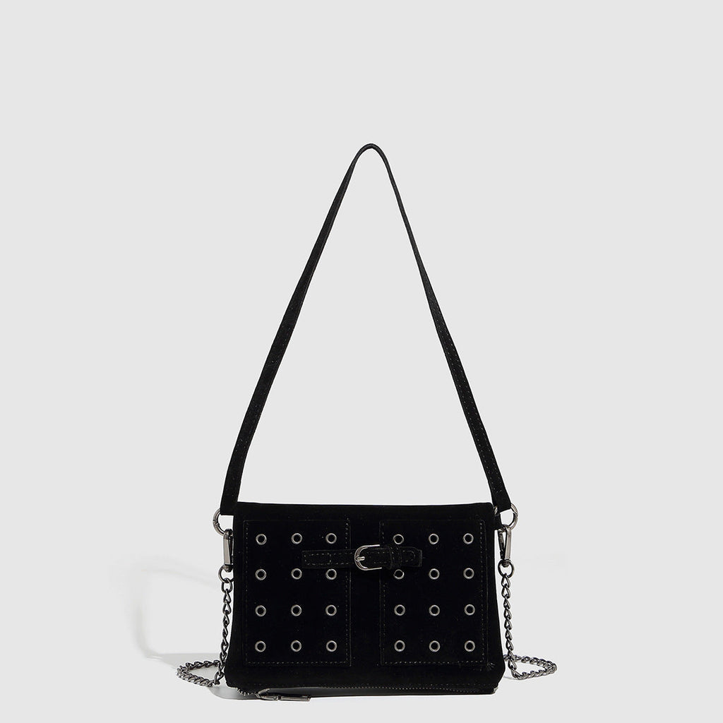 Shoulder Crossbody Bag Underarm Folding Small Square Bag Chain Corns Bag Envelope
