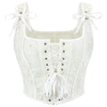 White Double Shoulder Strap Adjustable Women Tube Top Chest Support Body Shaping Top Supply