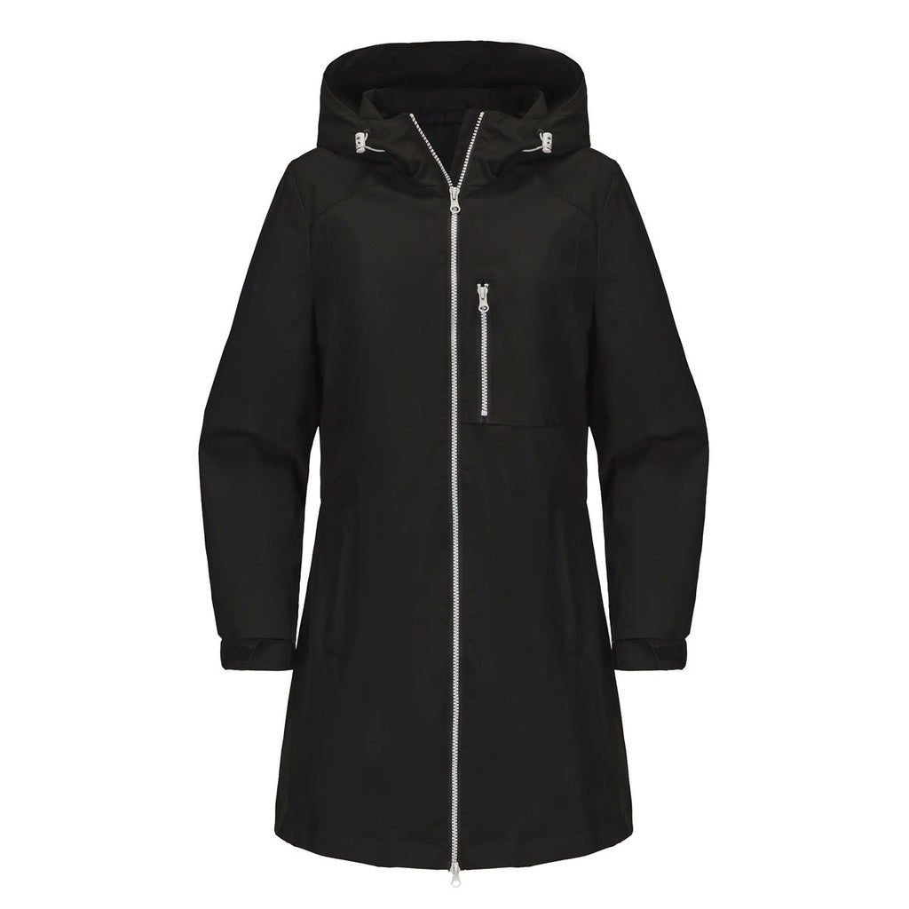 Outdoor Sports Waterproof Windbreaker Women Hooded Long Sleeve Spring Autumn Coat Loose Casual Windproof Women Clothing