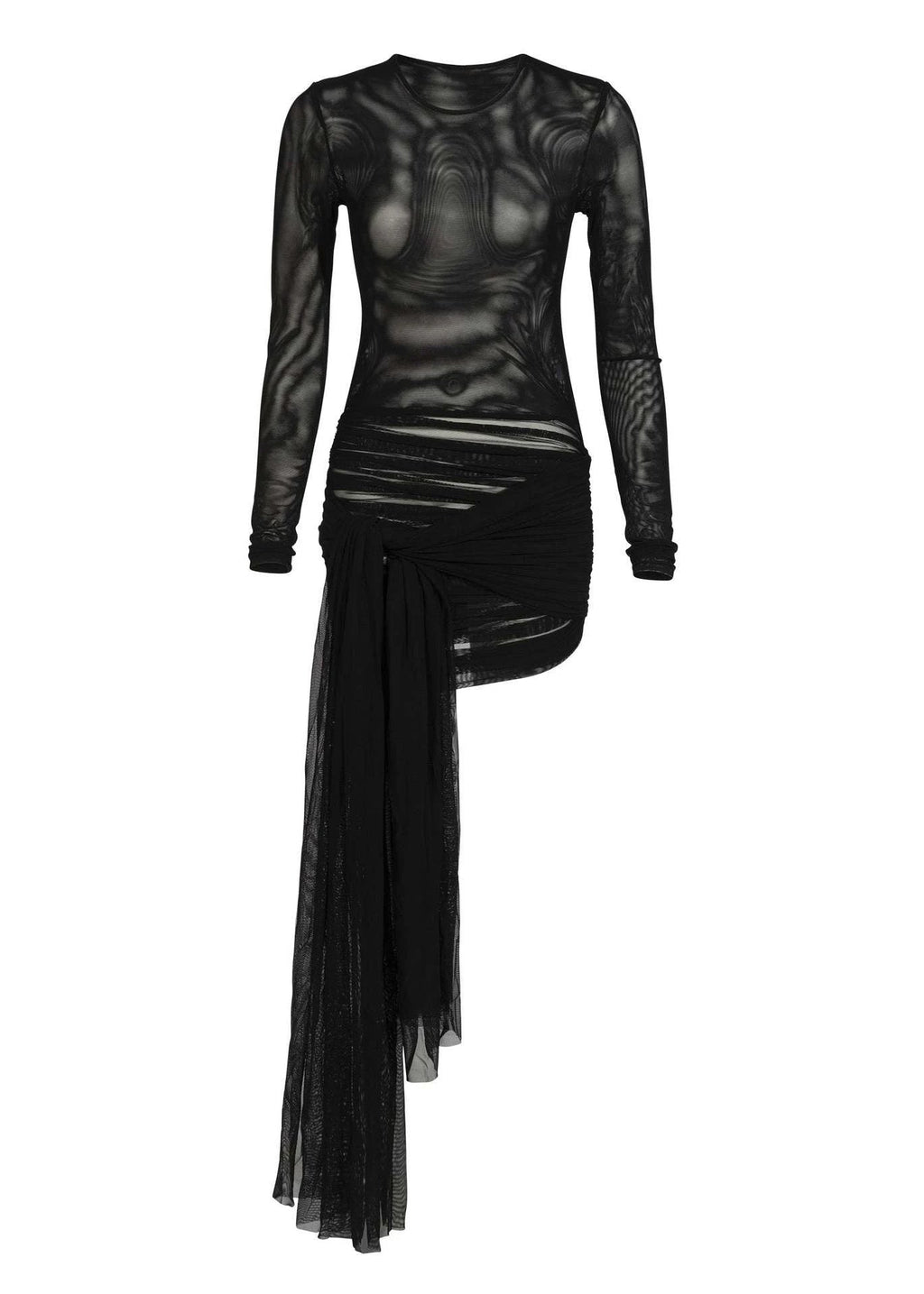 Long sleeve Mesh Dress