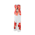 Summer Fashionable Elegant Sexy Bandeau Slim Fit Long Seaside Casual Holiday Dress