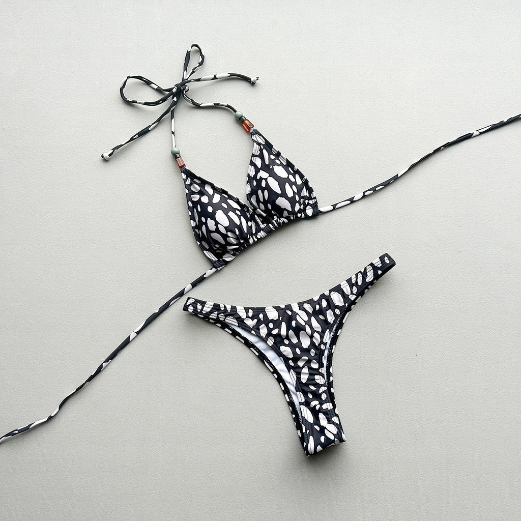 Bikini Sexy Printed Bikini Split Women Swimsuit Swimsuit for Women