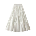 Skirt Women Summer High Waist A line Skirt High-Grade Slimming Hepburn Umbrella Skirt