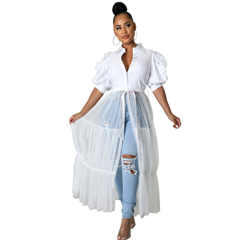 Women Wear Shirt Short Sleeve Shirt Niche Slightly Casual Summer