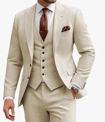 Men's Casual Business/Wedding Three-piece Suit
